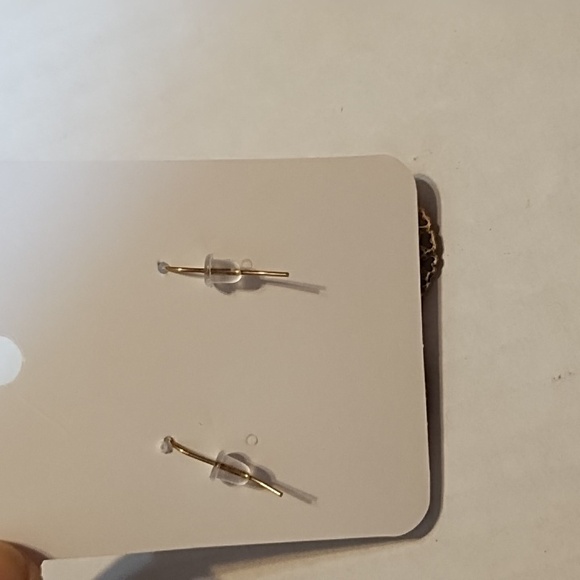 NWT Pink and Turquoise Dangle Earrings - Picture 2 of 4